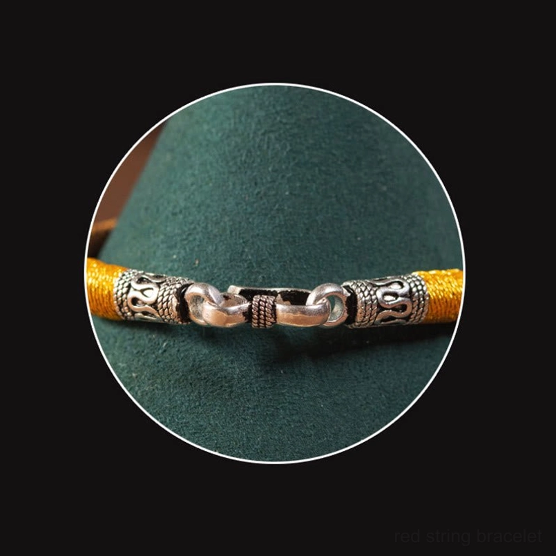 Red and brown Tibetan King Kong Knot bracelets collection handmade amulet styles
