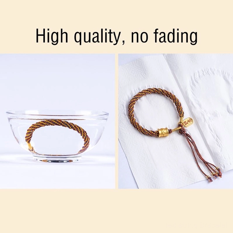 Tibetan Om Mani Padme Hum Ruyi multicolor woven bracelet lifestyle styling with natural accessories