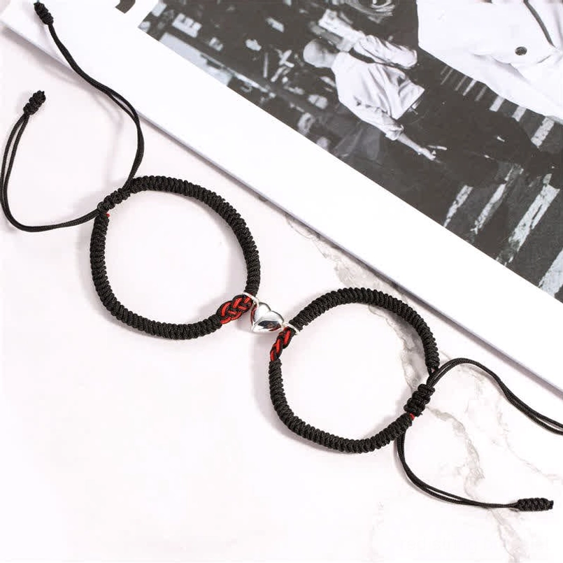 Red string bracelet with Red Thread of Fate symbolism from Chinese marriage and destiny legend