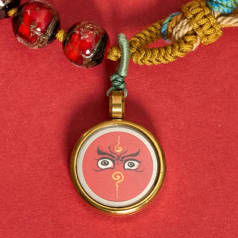 Five Directions Wealth God Buddha Eye bracelet premium quality close-up detail