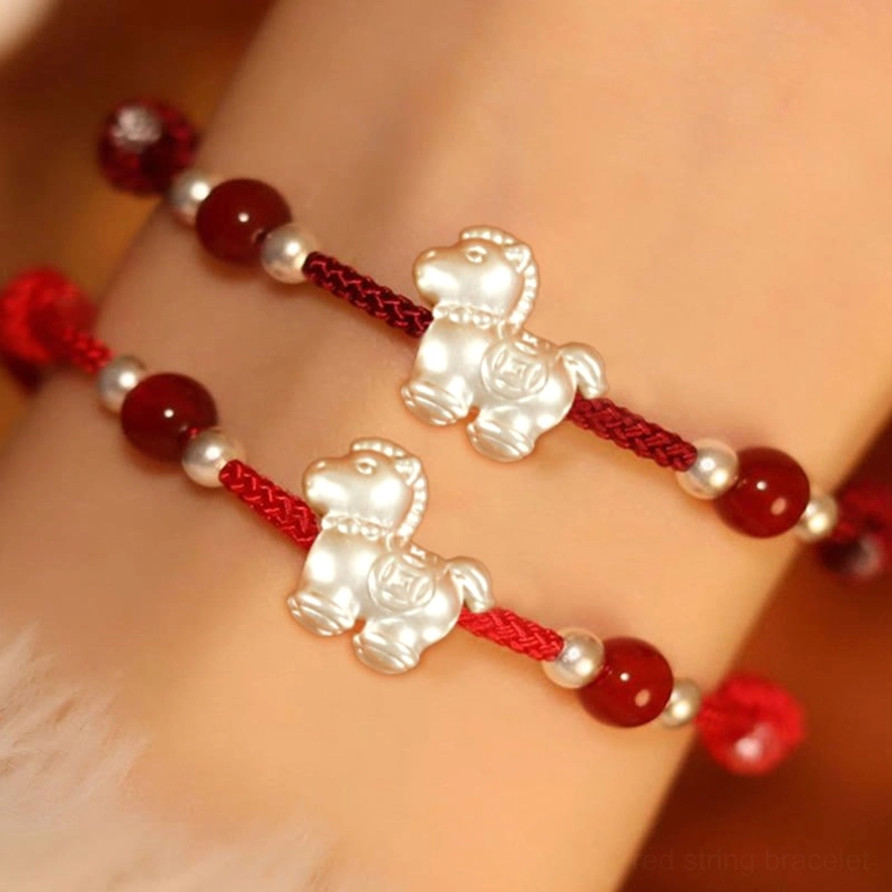 Horse zodiac year 2026 fire horse chinese astrology lucky bracelet