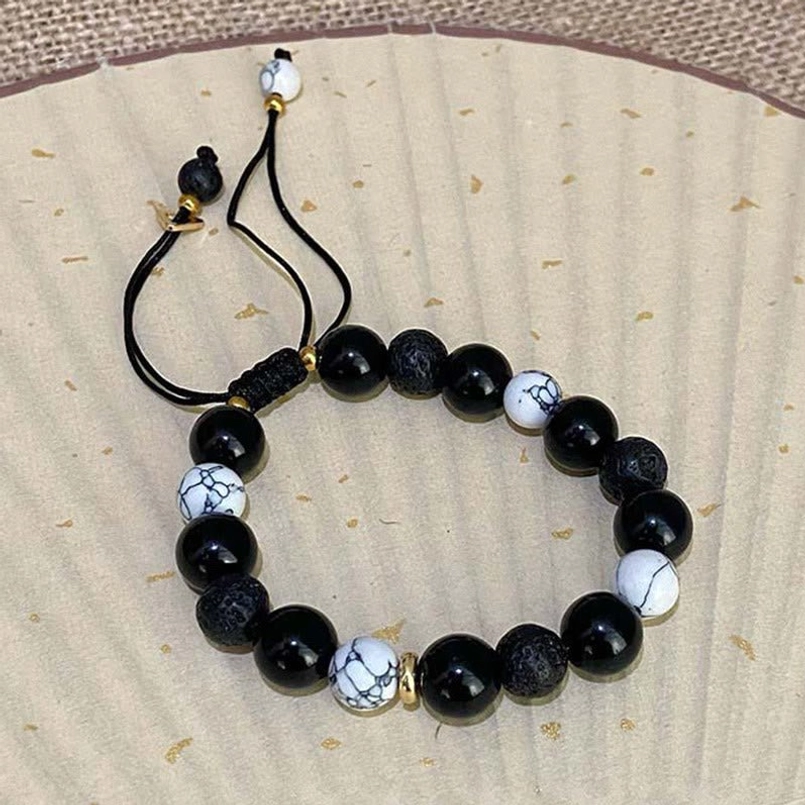 Yin Yang balance protection bracelet lifestyle product shot