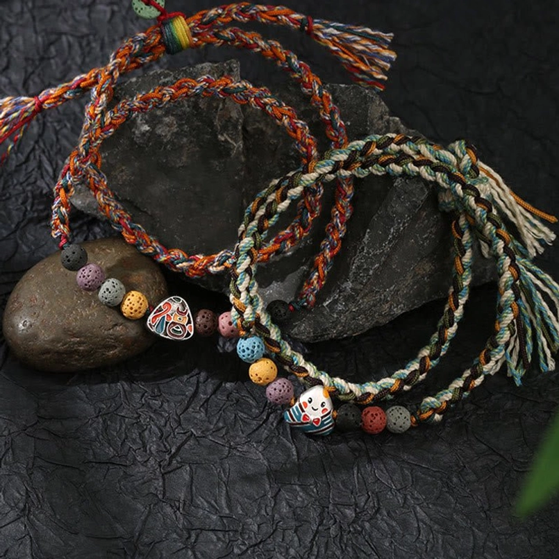 Zongzi rice dumpling charm close up for Dragon Boat Festival bracelet